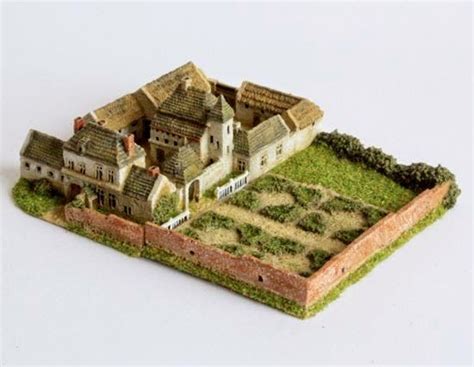 Hougoumont-Chateau 6mm scale Wargaming Table, Wargaming Terrain, Waterloo Battlefield, Bataille ...