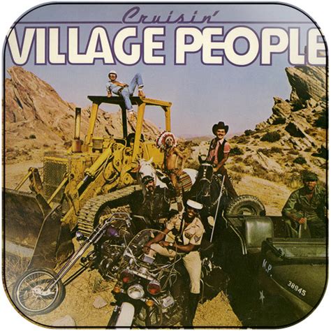 Village People Cant Stop The Music Album Cover Sticker