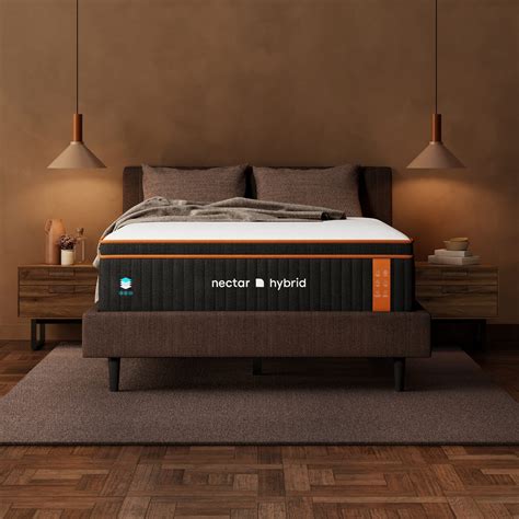 Nectar Premier Copper Hybrid King Mattress 14 Inch - Medium Firm Memory Foam - Steel Springs ...