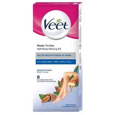 Veet Wax Strips, Cream, Packaging Size: 50 G at Rs 235/box in Jalandhar | ID: 24483705388