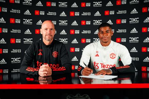 Marcus Rashford signs new Man United contract in double boost for club ...