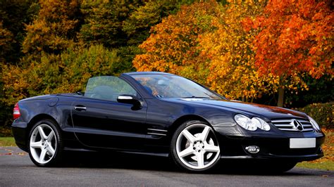 Black Mercedes Benz Convertible Coupe Sl Class · Free Stock Photo