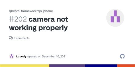 camera not working properly · Issue #202 · qbcore-framework/qb-phone · GitHub