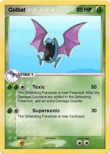 Pokémon Golbat 1 1 - Toxic - My Pokemon Card