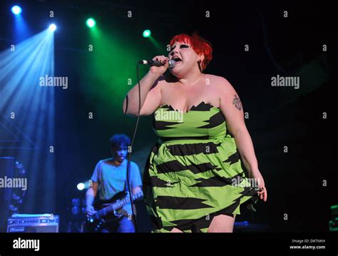 Beth Ditto, singer of the band ?Gossip?, pictured on stage during a concert at the ?Palladium ...