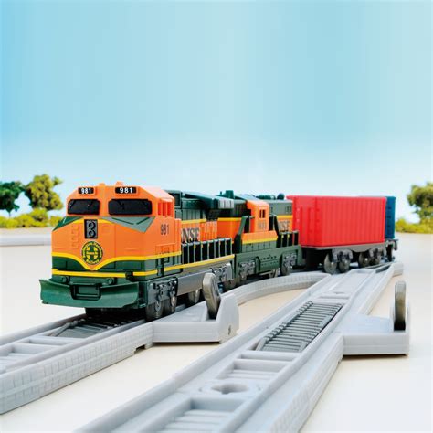 US Train BNSF GE Dash 9-44CW Freight Toy Train Cars Toy Train Car Set ...