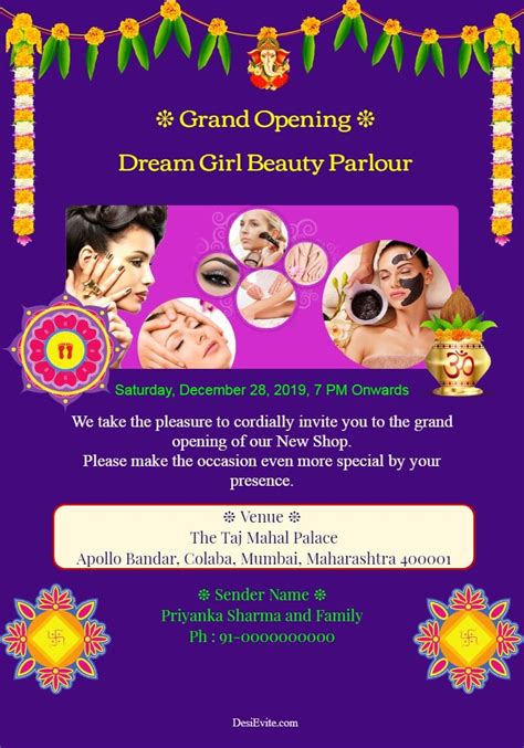 beauty-parlour-opening-invitation-card