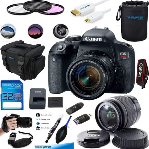 Deal-Expo Canon EOS Rebel T7i DSLR Camera with 18-55mm Lens Accessories Bundle - Walmart.com