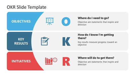 OKR Slide Template for PowerPoint