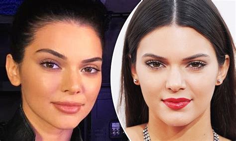 Kendall Jenner denies having plastic surgery and getting lip fillers | Daily Mail Online