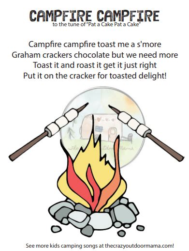 53 Favorite Family Campfire Songs [PDF Printables!] – The Crazy Outdoor Mama