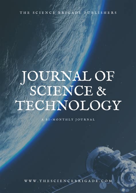 JST Vol. 2 Issue 1 [April- May 2021] - Journal of Science & Technology