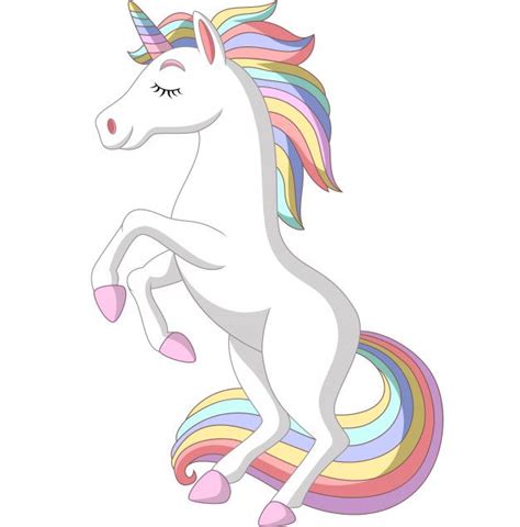 White Unicorn Wallpaper