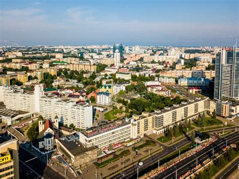 Aerial Photo of Minsk Belarus Editorial Photography - Image of vacations, belarus: 114508372