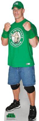 John Cena Green Shirt - WWE Lifesize Standup *Made to order-please all – Zurchers