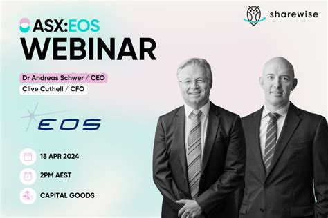 Sharewise Webinar with Electro Optic Systems (ASX:EOS) - Electro Optic ...