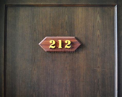 Hotel Room Number Signage