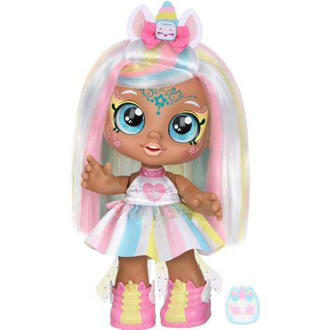 Kindi Kids Dress Up Magic Marsha Mello Unicorn Face Paint Reveal Doll ...