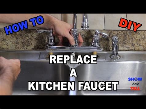 Step By Step Replacing Old Kitchen Faucet