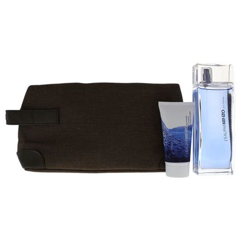 Kenzo Leau Par Kenzo by Kenzo for Men - 3 Pc Gift Set 3.4oz EDT Spray ...