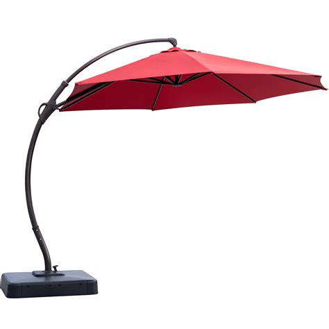 LAUSAINT HOME Outdoor Patio Umbrellas, 12FT Outdoor Umbrella with Base ...