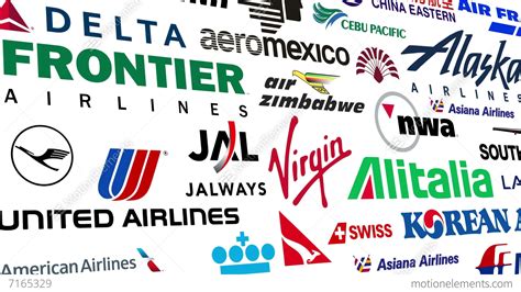 Airline Logo Loop Stock Animation | 7165329