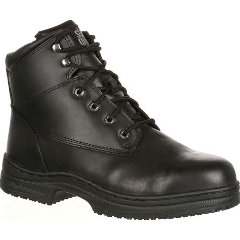 SlipGrips Steel Toe Slip-Resistant Work Boot, #5333