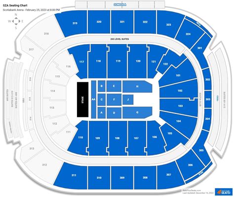 Scotiabank Arena Concert Seating Chart - RateYourSeats.com