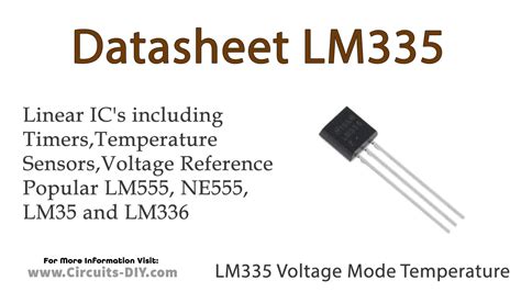 LM335 Precision Temperature Sensor - Datasheet