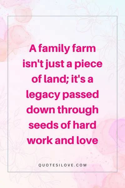 Quotes About Family Farms