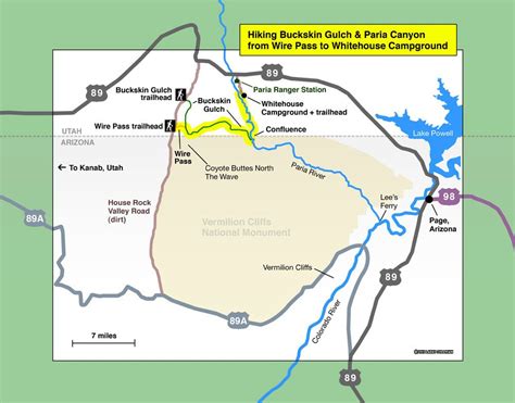 Buckskin Gulch/Paria Canyon Context Map | Buckskin Gulch 2013 | Pinterest | Maps