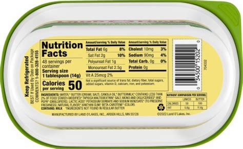 Land O’ Lakes® Spreadable Light Butter with Canola Oil Tub, 24 oz - Fred Meyer