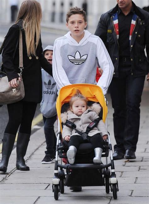 This is cute big brother Brooklyn and little sis Harper Beckham # ...