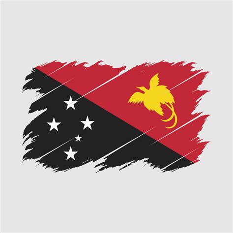 Papua Flag Brush 14912263 Vector Art at Vecteezy