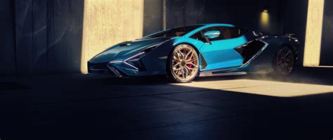 2560x1080 Blue Lamborghini Sian Wallpaper,2560x1080 Resolution HD 4k ...