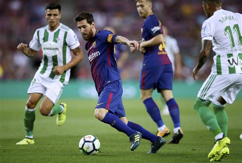 Spanish La Liga soccer match between FC Barcelona and Betis - The ...