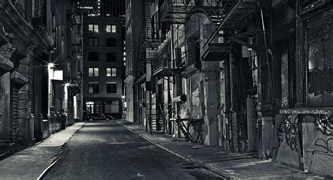 HD wallpaper: Ghetto City New York Lane Usa Background Pictures, grayscale photo of hallway of ...