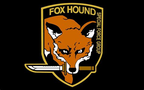 HD wallpaper: Fox Hound logo, Metal Gear Solid , video games, representation | The fox and the ...