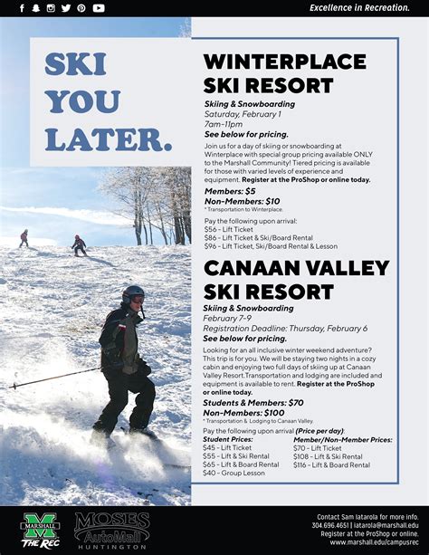 Upcoming Ski Trips – Campus Recreation