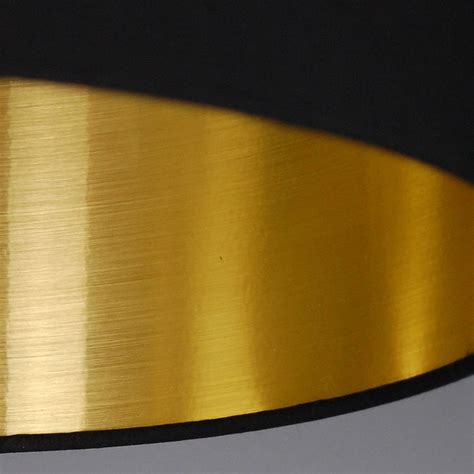 Brushed Gold Lined Lamp Shade 40 Colours By Quirk | notonthehighstreet.com