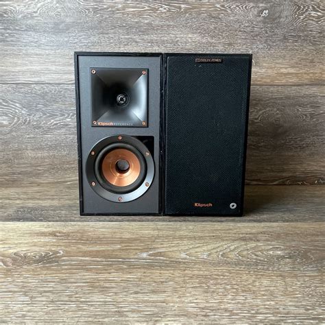 Klipsch R-41PM Black 80W Dolby Atmos 2-Way Bookshelf Powered Monitor ...