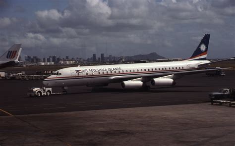 Air Marshall Islands DC8 combi | 24 November 1991 | David Anderson | Flickr