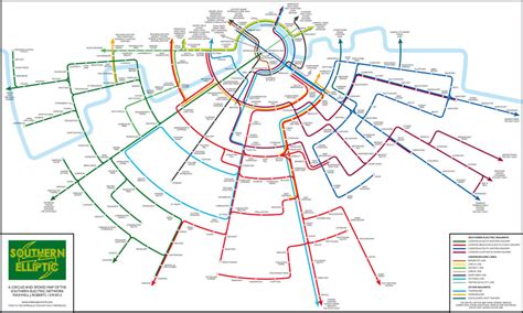 An Alternative Map Of South London Train Routes | Londonist