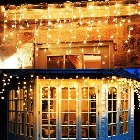 360 LED Christmas Iciclelights Outdoor Dripping Ice Cycle Lights, 29 ...