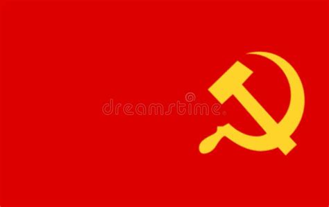 Glossy Glass Flag of Communist Party of Germany Was a Major Political ...