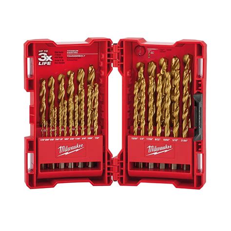 Milwaukee Titanium Drill Bit Set (29-Piece)-48-89-0012 - The Home Depot