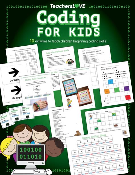 Coding for Kids: 10 Screen-Free Activities to Teach Beginning Coding S – TeachersLove