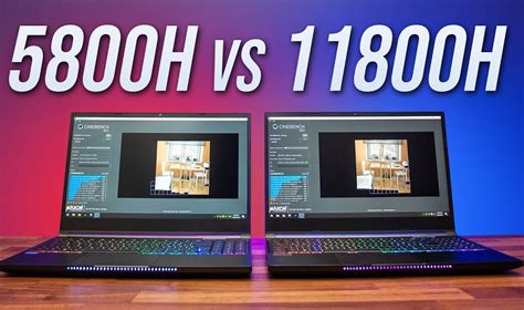 Intel Core i7-11800H vs AMD Ryzen 7 5800H Benchmarks Comparison in An RTX 3060 Gaming Laptop ...