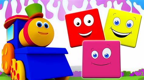 Bob le train | couleurs balade | éducative vidéo | apprendre couleurs ...