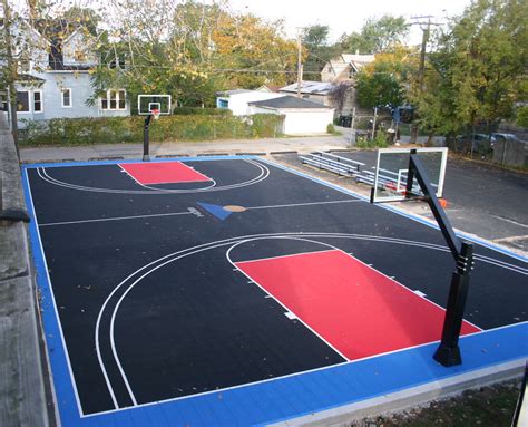 Free photo: Outdoor Basketball Court - Basket, Court, Hoop - Free Download - Jooinn